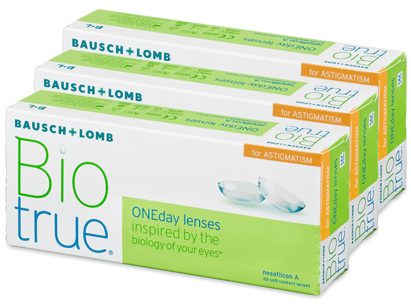 Biotrue ONEday for Astigmatism (90 linsen) - Torische Kontaktlinsen