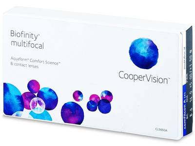 Biofinity Multifocal (6 Linsen) - Dieses Produkt gibt es außerdem in folgenden Abpackungen