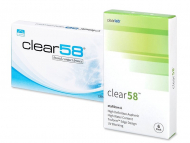 Clear 58 (6 Linsen) Monatslinsen - Clear 58 (6 Linsen)