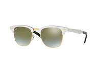 Ray-Ban CLUBMASTER ALUMINUM RB3507 137/9J Sonnenbrillen Clubmaster / Browline - Ray-Ban CLUBMASTER ALUMINUM RB3507 137/9J