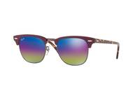 Ray-Ban CLUBMASTER RB3016 1222C2 Sonnenbrillen Clubmaster / Browline - Ray-Ban CLUBMASTER RB3016 1222C2