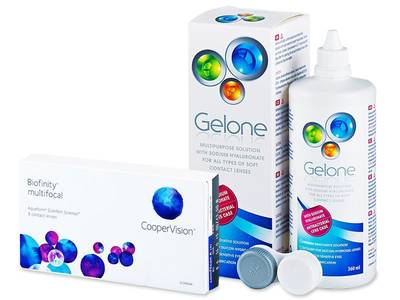 Biofinity Multifocal (6 Linsen) + Gelone 360 ml