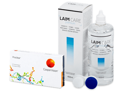 Proclear Sphere (6 Linsen) + Laim-Care 400 ml