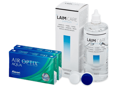 Air Optix Aqua (2x3 Linsen) +  Laim Care 400ml