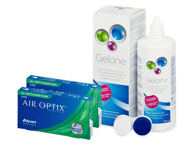 Air Optix for Astigmatism (2x3 Linsen) + Gelone 360 ml