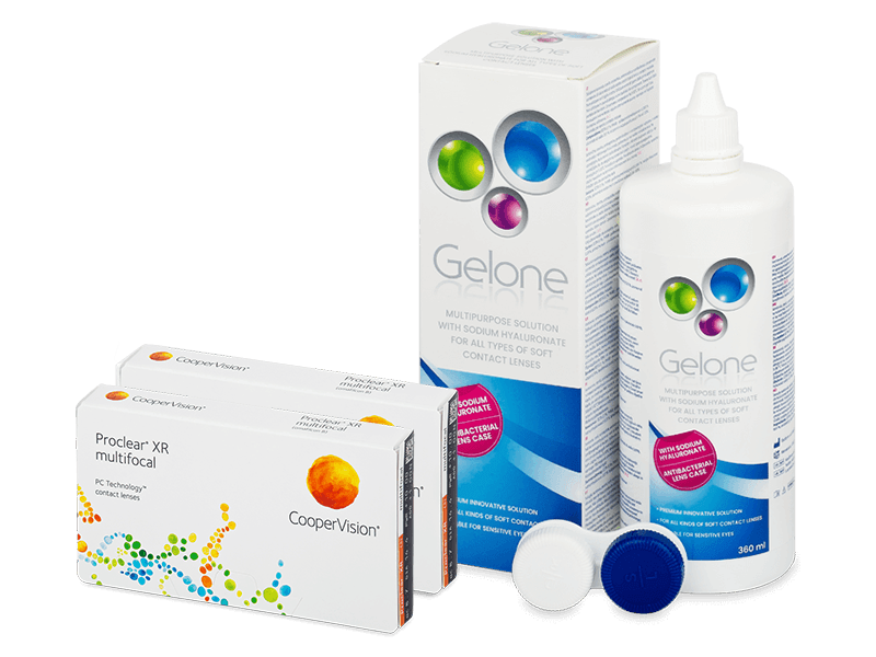 Proclear Multifocal XR (2x3 Linsen) + Gelone 360 ml - Spar-Set