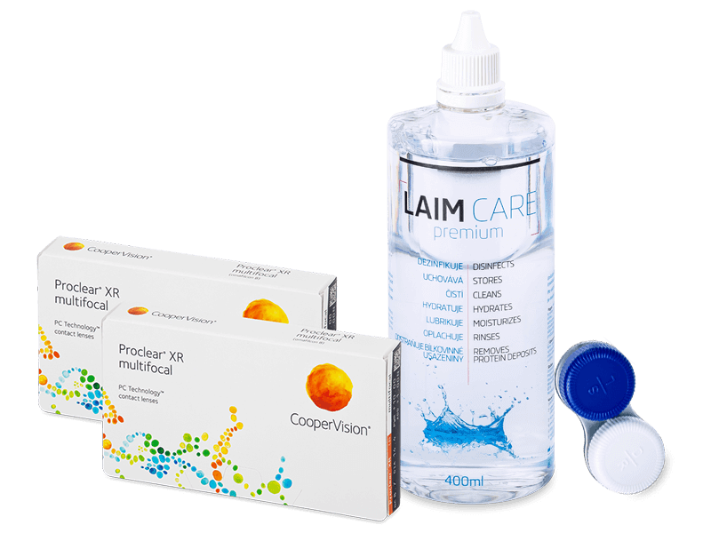 Proclear Multifocal XR (2x3 Linsen) +  Laim Care 400ml - Spar-Set