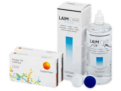 Proclear Multifocal XR (2x3 Linsen) +  Laim Care 400ml