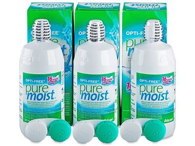 Pflegemittel OPTI-FREE PureMoist 3 x 300 ml - Älteres Design