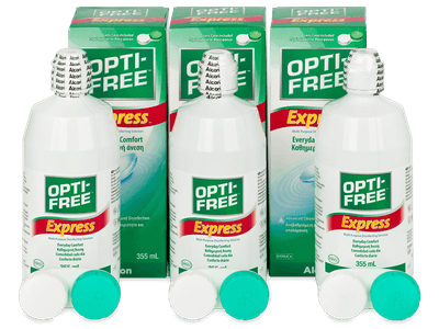Pflegemittel OPTI-FREE Express 3 x 355 ml - Pflegelösung – 3er Pack