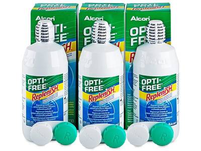 Pflegemittel OPTI-FREE RepleniSH 3 x 300 ml - Älteres Design