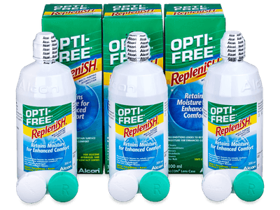 Pflegemittel OPTI-FREE RepleniSH 3 x 300 ml - Älteres Design