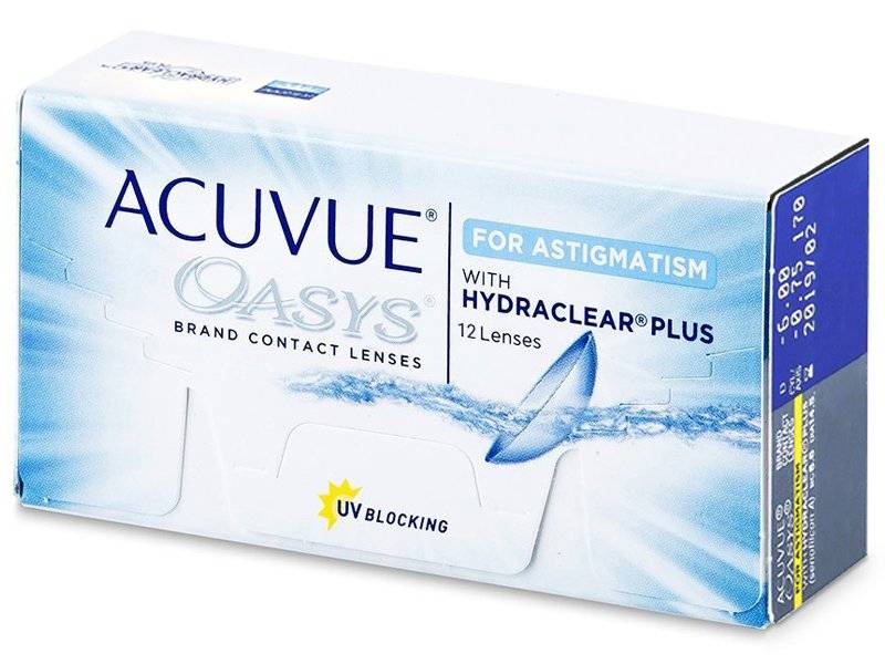 Acuvue Oasys for Astigmatism (12 Linsen) - Torische Kontaktlinsen