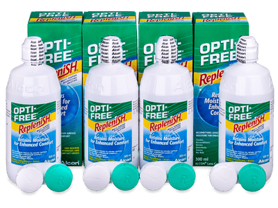 Pflegemittel OPTI-FREE RepleniSH 4 x 300 ml - Älteres Design
