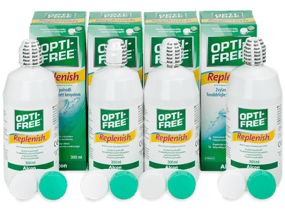 Pflegemittel OPTI-FREE RepleniSH 4 x 300 ml - Dieses Produkt gibt es außerdem in folgenden Abpackungen
