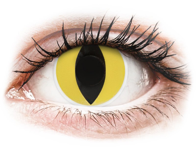 ColourVUE Crazy Lens - Cat Eye - ohne Stärke (2 Linsen) - Farblinsen