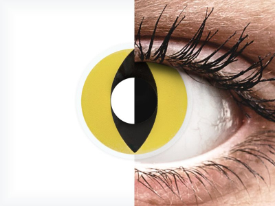 ColourVUE Crazy Lens - Cat Eye - ohne Stärke (2 Linsen)