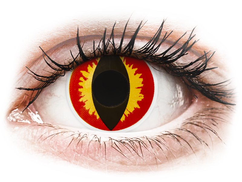 ColourVUE Crazy Lens - Dragon Eyes - ohne Stärke (2 Linsen) - Farblinsen