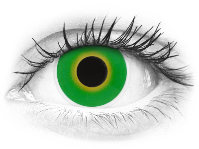 ColourVUE Crazy Lens - Hulk Green - ohne Stärke (2 Linsen)