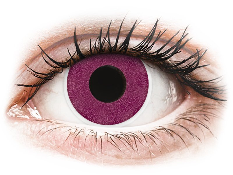 ColourVUE Crazy Lens - Purple - ohne Stärke (2 Linsen) - Farblinsen