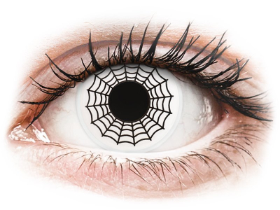 ColourVUE Crazy Lens - Spider - ohne Stärke (2 Linsen) - Farblinsen