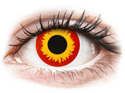 ColourVUE Crazy Lens - Wildfire - ohne Stärke (2 Linsen) - Farblinsen