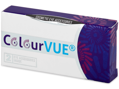 ColourVUE Crazy Lens - BlackOut - mit Stärke (2 Linsen) - Dieses Produkt gibt es außerdem in folgenden Abpackungen