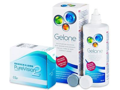 Purevision 2 (6 Linsen) + Gelone 360ml