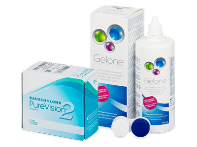 Purevision 2 (6 Linsen) + Gelone 360 ml