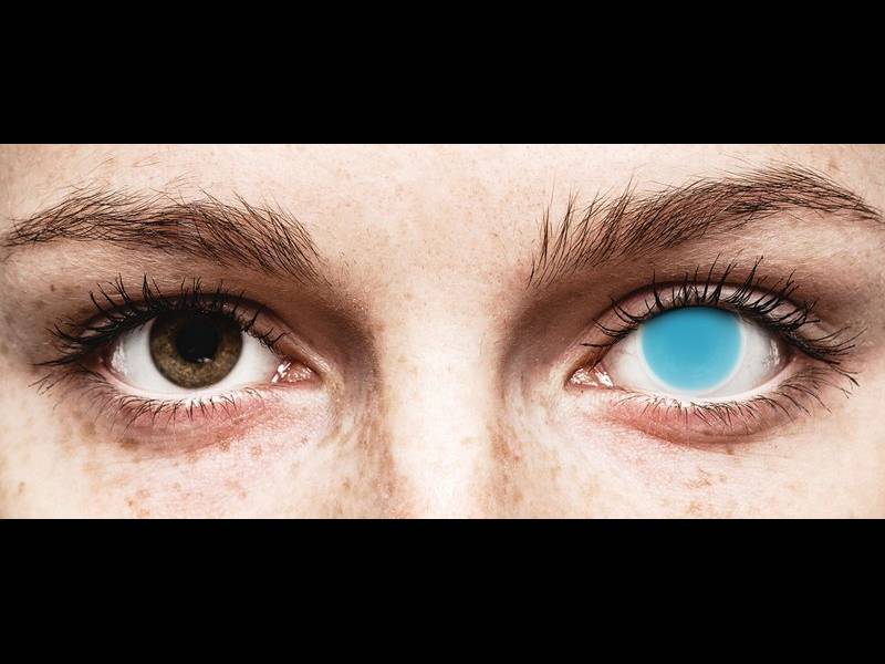 ColourVUE Crazy Glow Electric Blue - ohne Stärke (2 Linsen)