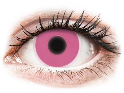 ColourVUE Crazy Glow Pink - ohne Stärke (2 Linsen)