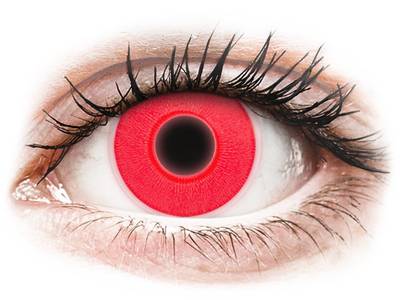 ColourVUE Crazy Glow Red - ohne Stärke (2 Linsen)