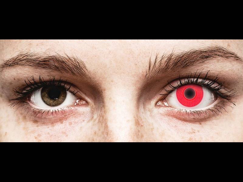ColourVUE Crazy Glow Red - ohne Stärke (2 Linsen)
