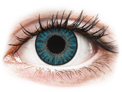 TopVue Color Tageslinsen - Blue - mit Stärke (10 Linsen) - Farblinsen