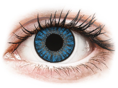 TopVue Color Tageslinsen - Sapphire Blue - ohne Stärke (10 Linsen) - Farblinsen