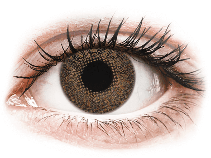 TopVue Color - Brown - ohne Stärken (2 Linsen) - Farblinsen