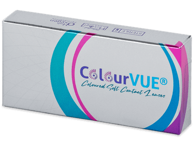 ColourVUE Glamour Aqua - ohne Stärke (2 Linsen) - Farblinsen