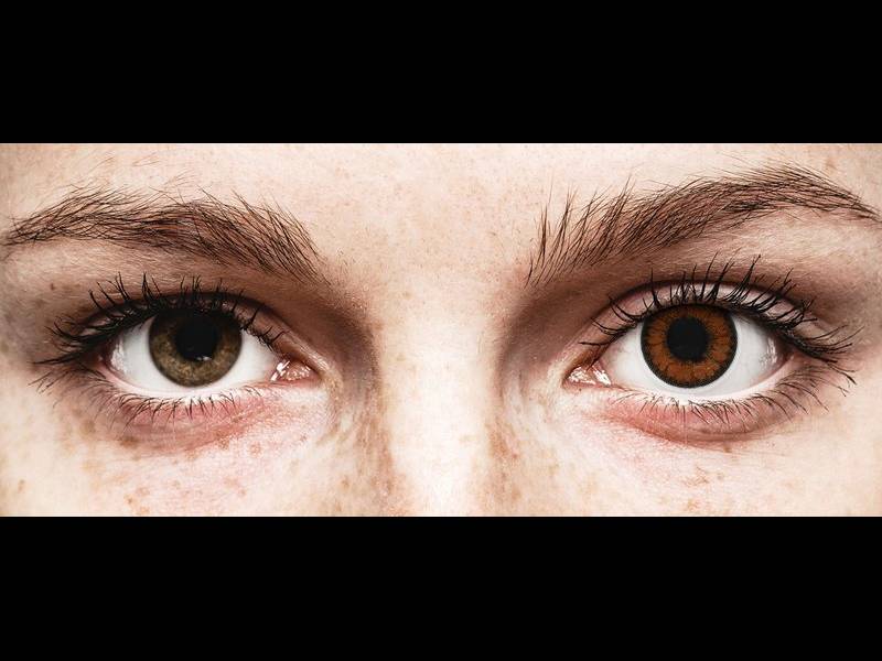 ColourVUE BigEyes Pretty Hazel - mit Stärke (2 Linsen)