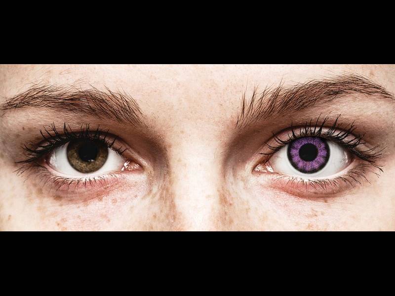 ColourVUE BigEyes Ultra Violet - ohne Stärke (2 Linsen)