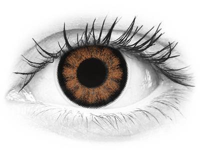 ColourVUE BigEyes Sexy Brown - mit Stärke (2 Linsen)