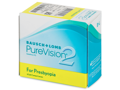 PureVision 2 for Presbyopia (6 Linsen) - Multifokale Kontaktlinsen