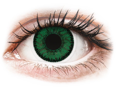 SofLens Natural Colors Emerald - mit Stärke (2 Linsen) - Farblinsen