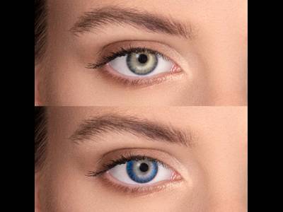 FreshLook ColorBlends Blue - mit Stärke (2 Linsen)