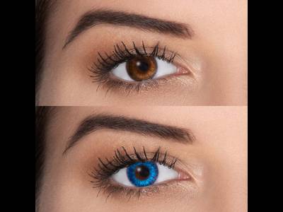 FreshLook ColorBlends Brilliant Blue - mit Stärke (2 Linsen)