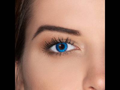 FreshLook ColorBlends Brilliant Blue - mit Stärke (2 Linsen)