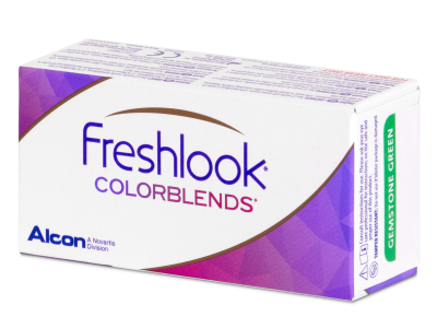FreshLook ColorBlends Gemstone Green - mit Stärke (2 Linsen)