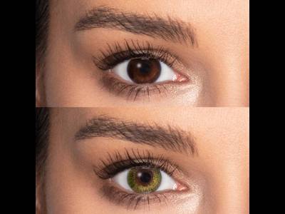 FreshLook Colors Green - mit Stärke (2 Linsen)