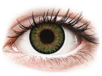 FreshLook One Day Color Green - mit Stärke (10 Linsen) - Farblinsen