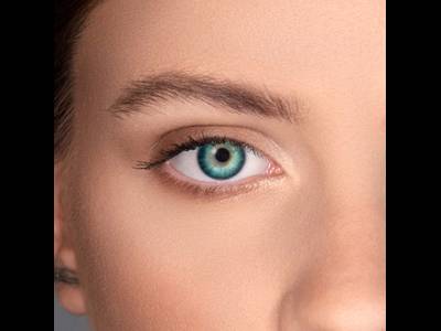 FreshLook Dimensions Carribean Aqua - ohne Stärken (2 Linsen)