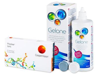 Proclear Toric (6 Linsen) + Gelone 360ml